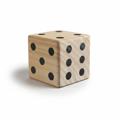 Wooden Yard Dice set