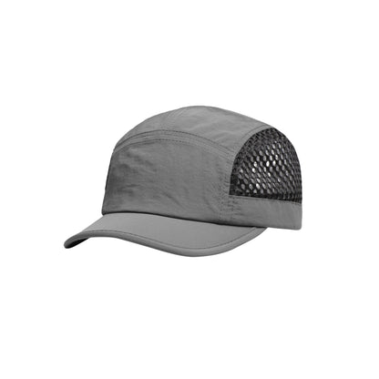5 Panel Short Brimmed Mesh Running Cap