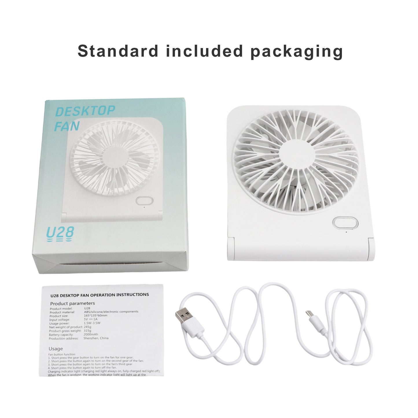 Mini Desk Fan