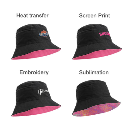 Bucket Hat with Card Pocket