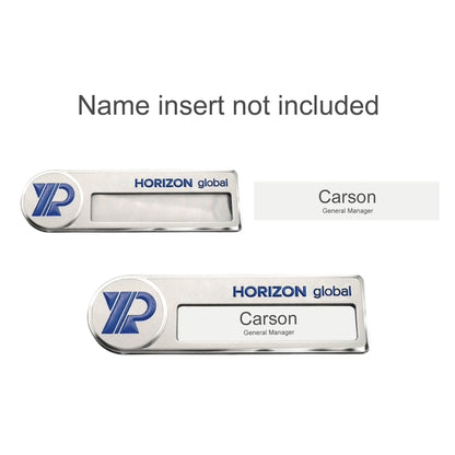 Custom Reusable Metal Name Badge