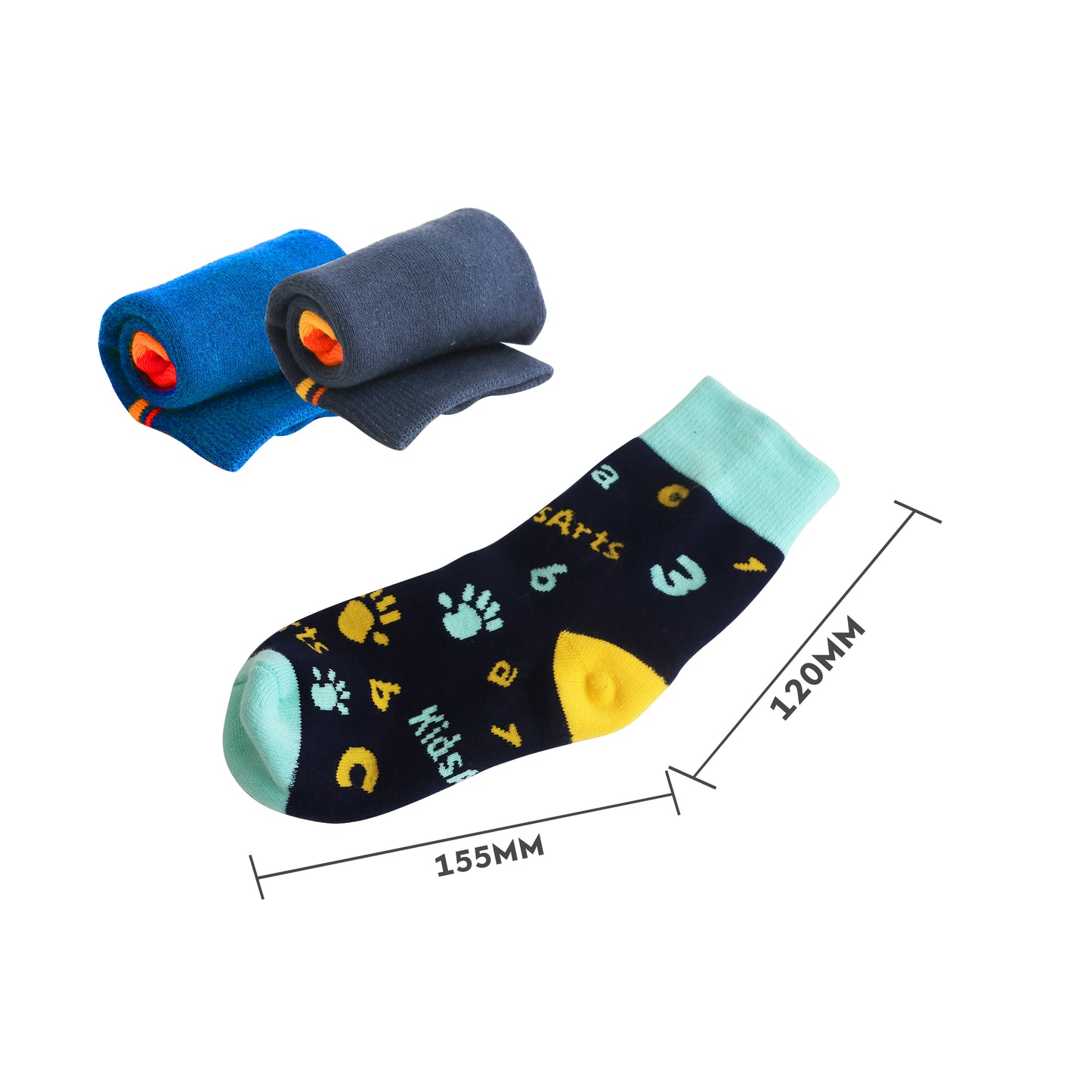 Crew Kids Thermal Custom Pattern Socks