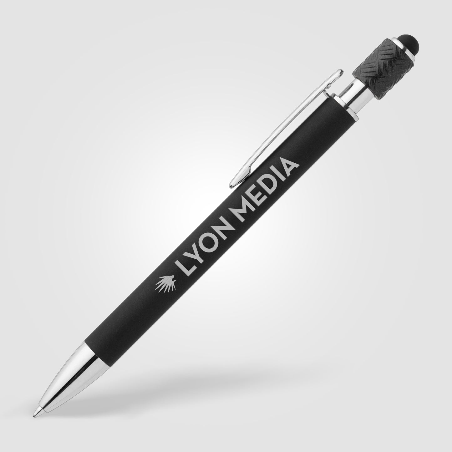 Wave Aluminum Spinner Stylus Pen