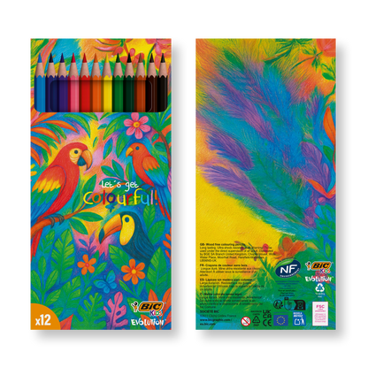 BIC® Kids Evolution® Colouring set x 12 units - Box