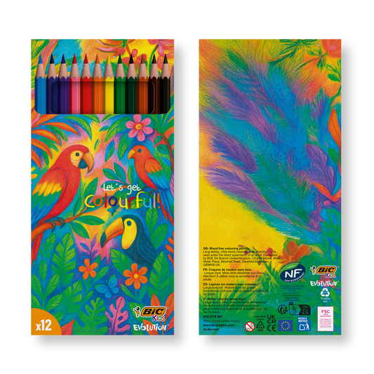 BIC® Kids Evolution® Colouring set x 12 units - Box
