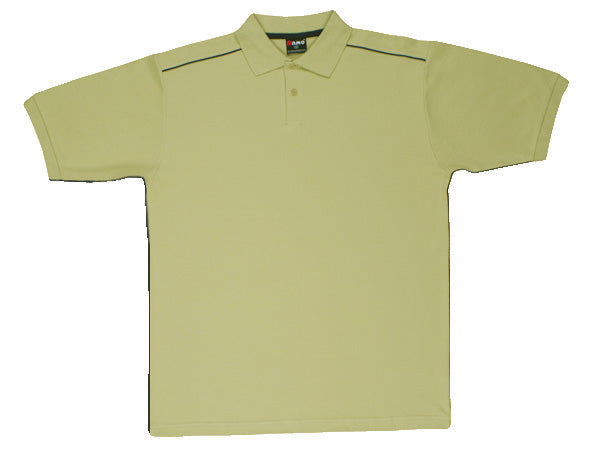 Men's / Unisex Cotton Pique Knit With Piping