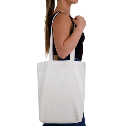 Coloured Cotton Long Handle Bag