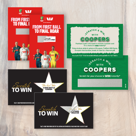 Bulk Supply Scratch & Reveal Cards