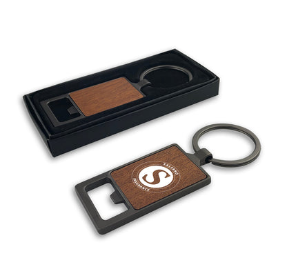 Autumn Wood Bottle Opener – Square
